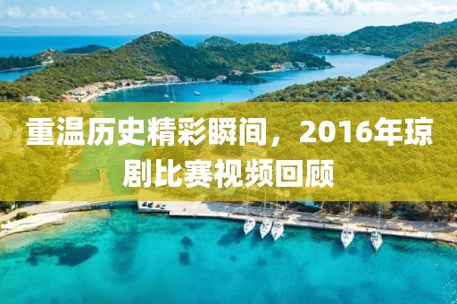重温历史精彩瞬间，2016年琼剧比赛视频回顾