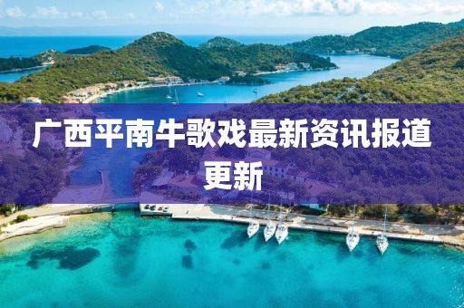 广西平南牛歌戏最新资讯报道更新