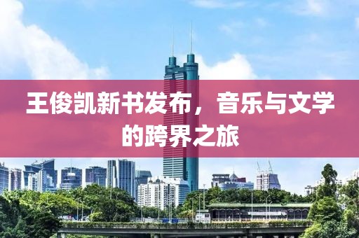 王俊凯新书发布，音乐与文学的跨界之旅