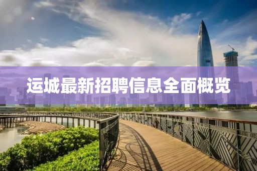 运城最新招聘信息全面概览