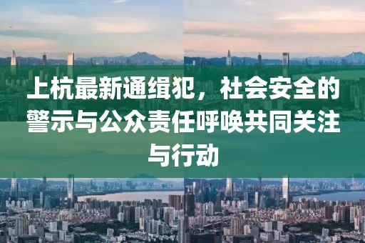 上杭最新通缉犯，社会安全的警示与公众责任呼唤共同关注与行动