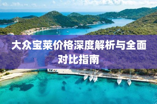大众宝莱价格深度解析与全面对比指南