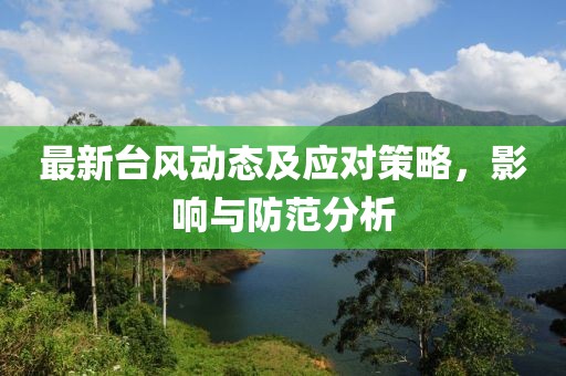 最新台风动态及应对策略，影响与防范分析