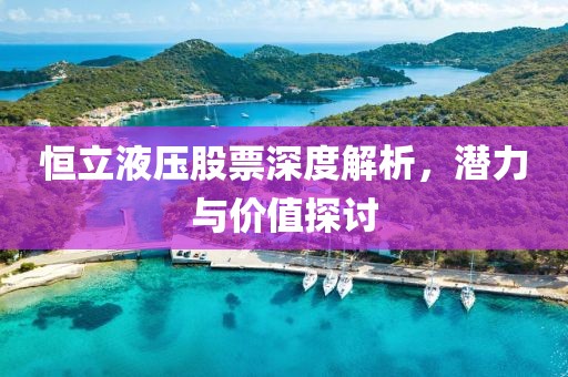 恒立液压股票深度解析，潜力与价值探讨