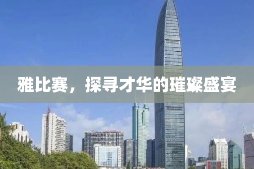 雅比赛，探寻才华的璀璨盛宴