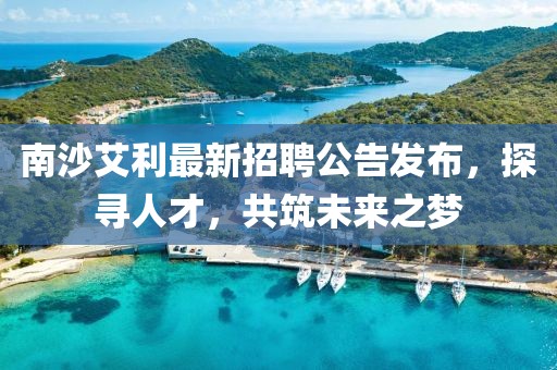 南沙艾利最新招聘公告发布，探寻人才，共筑未来之梦