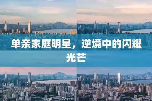 单亲家庭明星，逆境中的闪耀光芒