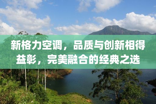 新格力空调，品质与创新相得益彰，完美融合的经典之选