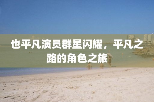 也平凡演员群星闪耀，平凡之路的角色之旅