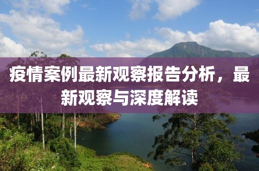 疫情案例最新观察报告分析，最新观察与深度解读