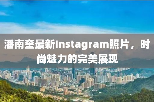 潘南奎最新Instagram照片，时尚魅力的完美展现