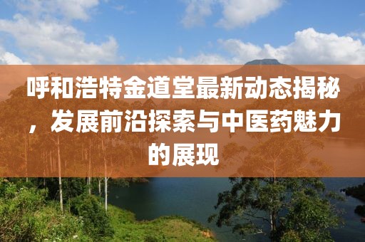 呼和浩特金道堂最新动态揭秘，发展前沿探索与中医药魅力的展现