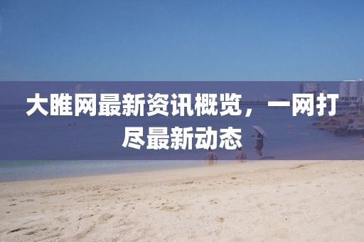 大睢网最新资讯概览，一网打尽最新动态