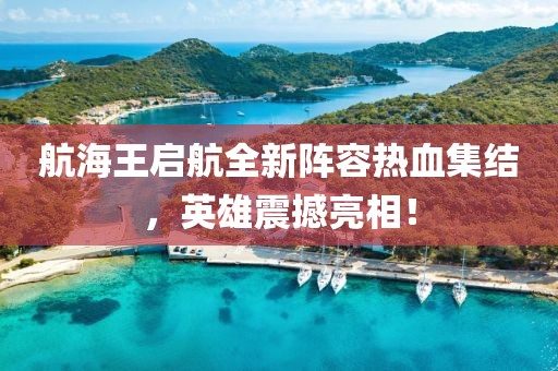 航海王启航全新阵容热血集结，英雄震撼亮相！