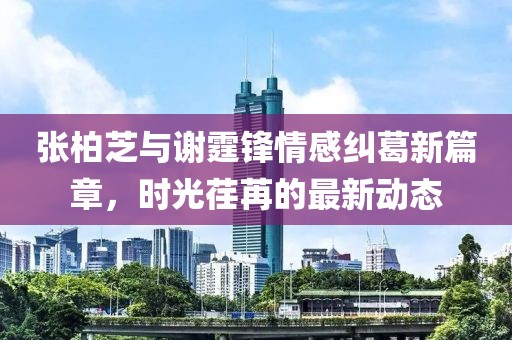 张柏芝与谢霆锋情感纠葛新篇章，时光荏苒的最新动态