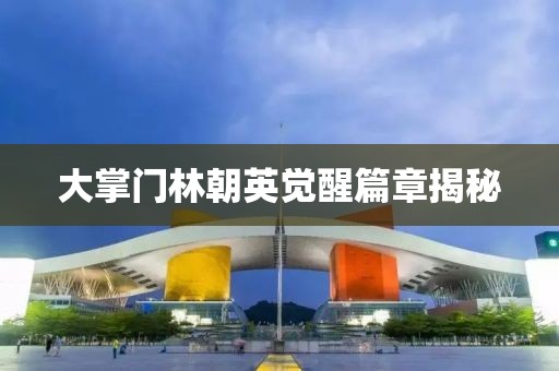 大掌门林朝英觉醒篇章揭秘