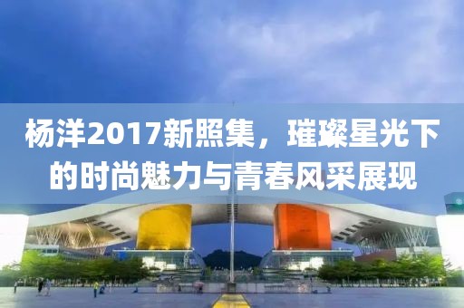 杨洋2017新照集，璀璨星光下的时尚魅力与青春风采展现