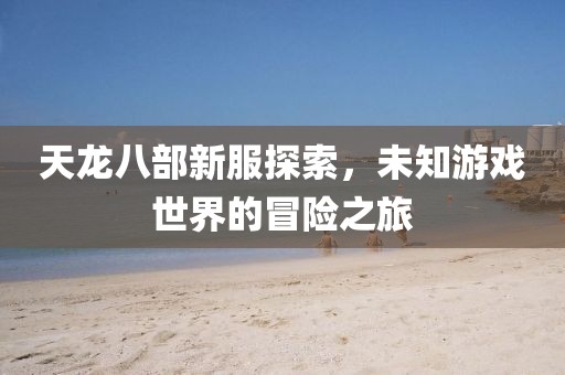 天龙八部新服探索，未知游戏世界的冒险之旅