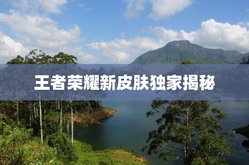 王者荣耀新皮肤独家揭秘