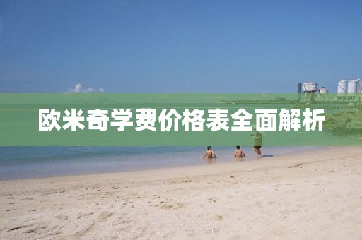 欧米奇学费价格表全面解析