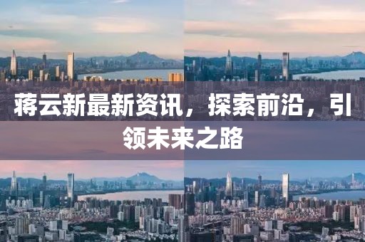 蒋云新最新资讯，探索前沿，引领未来之路
