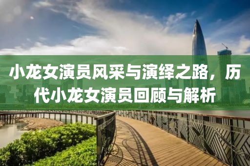 小龙女演员风采与演绎之路，历代小龙女演员回顾与解析