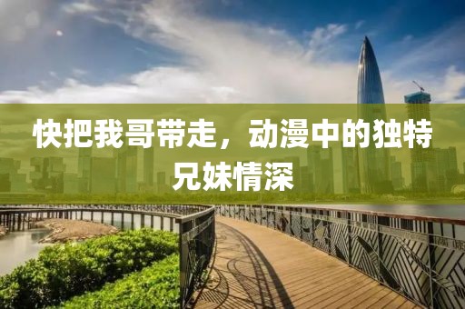 快把我哥带走，动漫中的独特兄妹情深
