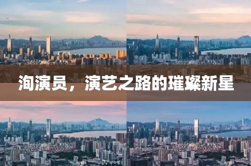 洵演员，演艺之路的璀璨新星
