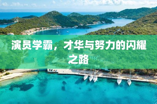 演员学霸，才华与努力的闪耀之路