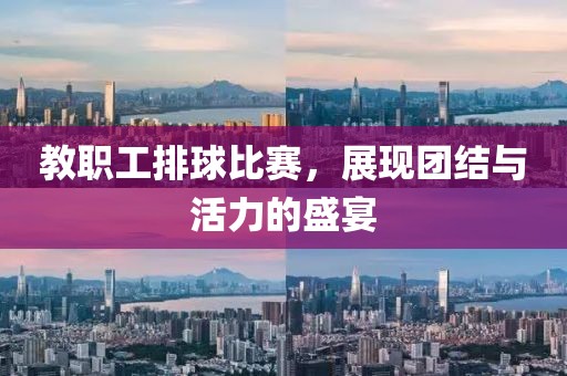 教职工排球比赛，展现团结与活力的盛宴