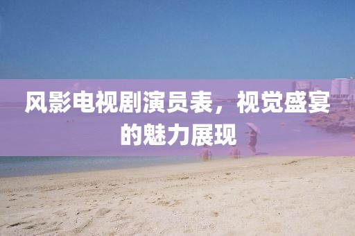风影电视剧演员表，视觉盛宴的魅力展现