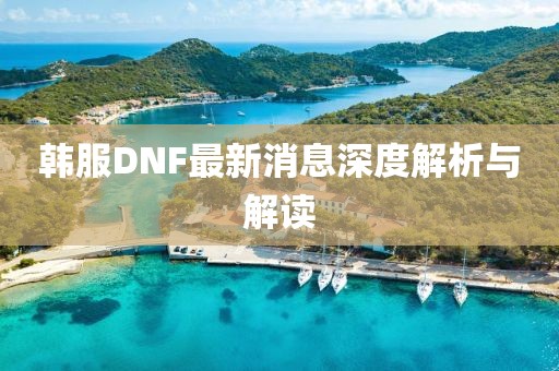 韩服DNF最新消息深度解析与解读