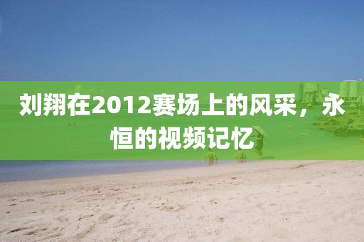 刘翔在2012赛场上的风采，永恒的视频记忆