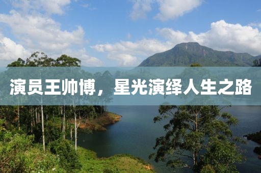 演员王帅博，星光演绎人生之路