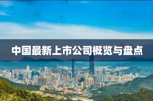 中国最新上市公司概览与盘点