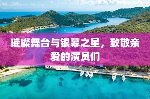 璀璨舞台与银幕之星，致敬亲爱的演员们