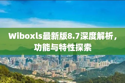 Wiboxls最新版8.7深度解析，功能与特性探索