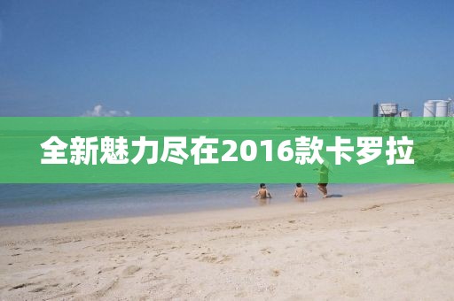 全新魅力尽在2016款卡罗拉