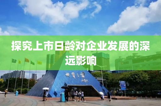 探究上市日龄对企业发展的深远影响