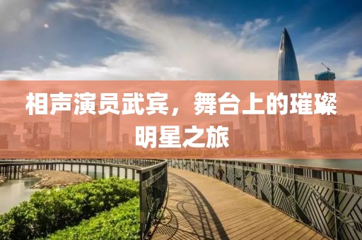 相声演员武宾，舞台上的璀璨明星之旅
