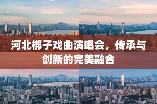 河北梆子戏曲演唱会，传承与创新的完美融合