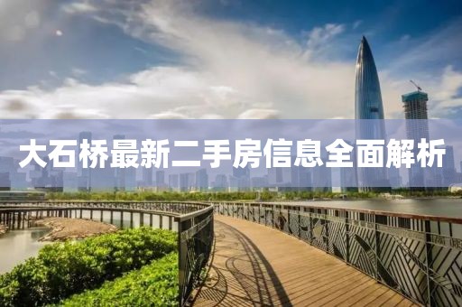 大石桥最新二手房信息全面解析