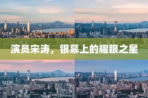 演员宋涛，银幕上的耀眼之星