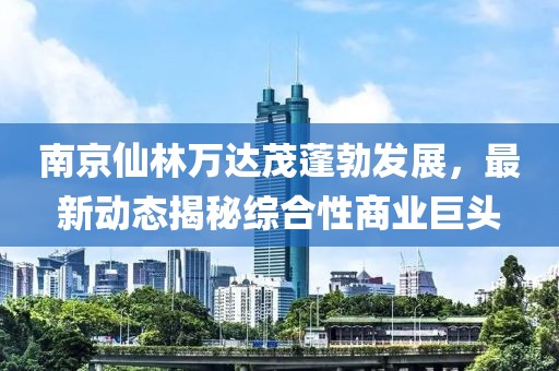 南京仙林万达茂蓬勃发展，最新动态揭秘综合性商业巨头
