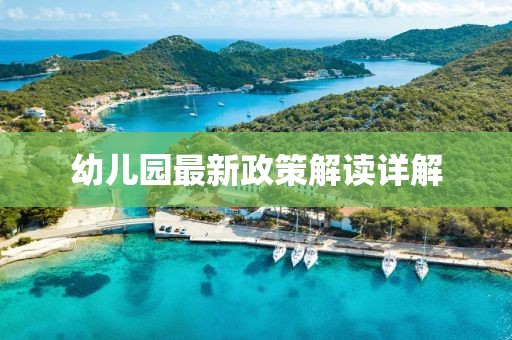 幼儿园最新政策解读详解