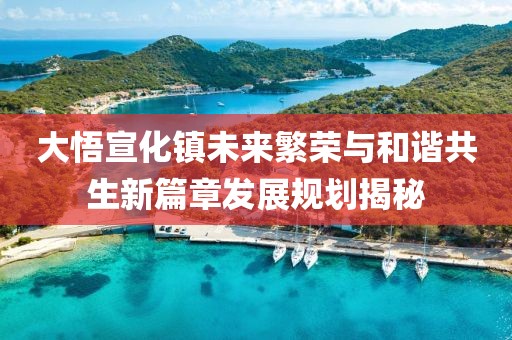 大悟宣化镇未来繁荣与和谐共生新篇章发展规划揭秘