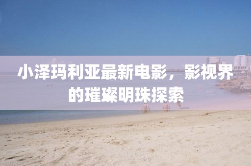 小泽玛利亚最新电影，影视界的璀璨明珠探索
