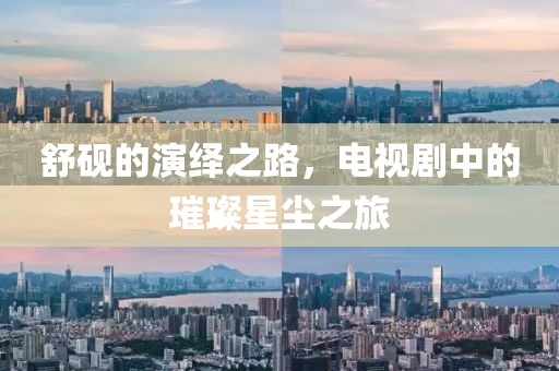 舒砚的演绎之路，电视剧中的璀璨星尘之旅