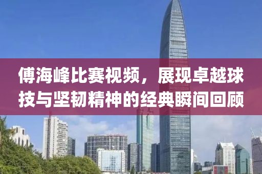 傅海峰比赛视频，展现卓越球技与坚韧精神的经典瞬间回顾