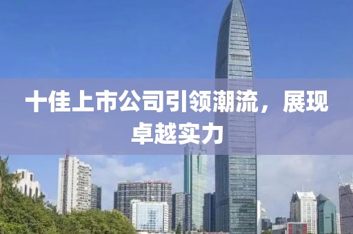 十佳上市公司引领潮流，展现卓越实力